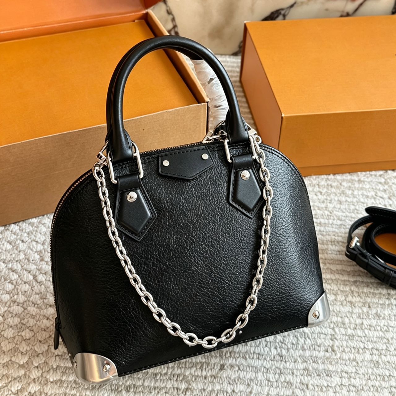 Vintage Designer Bags For Women Luxury Crossbody Handbags Totes Classic Metal Corner Shoulder Purses Retro Box Bag Fashion Messenger Bag With Box Womans Purse PRPU