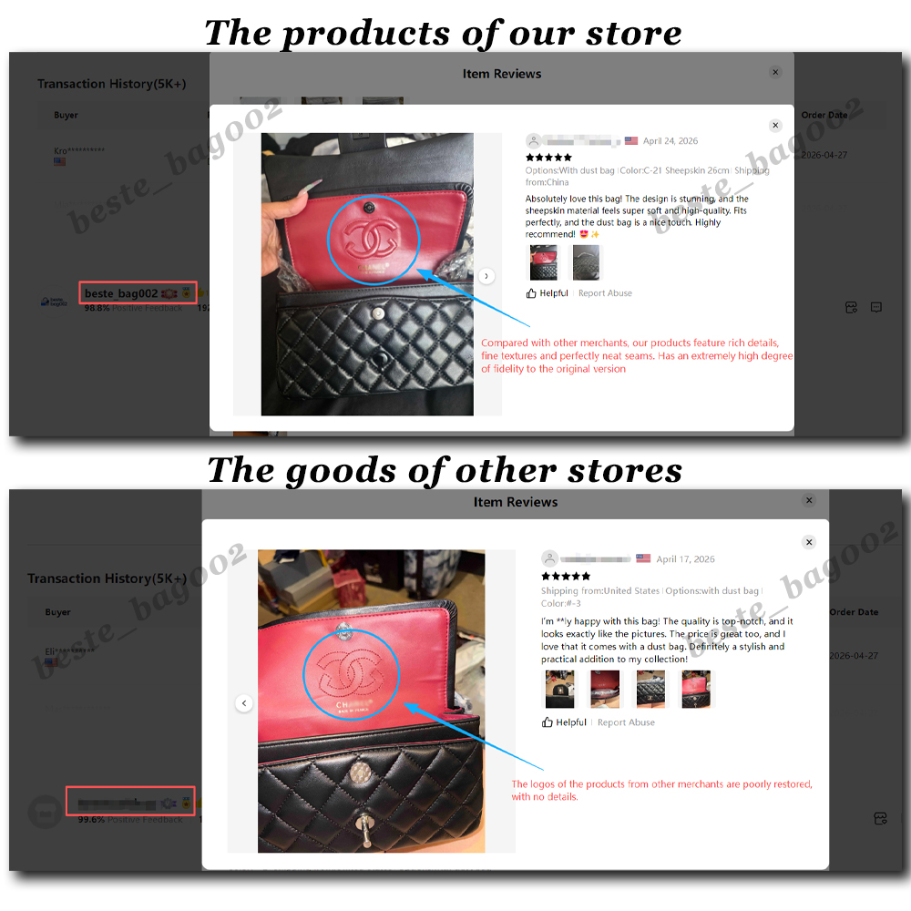 10A Caviar cf Classic Designer bags Shoulder Bag Sheepskin Women's Crossbody Bags Diamond Pattern Metal Chain Doube C Letters Flap Closure Handbag 25 bag tote bag 01