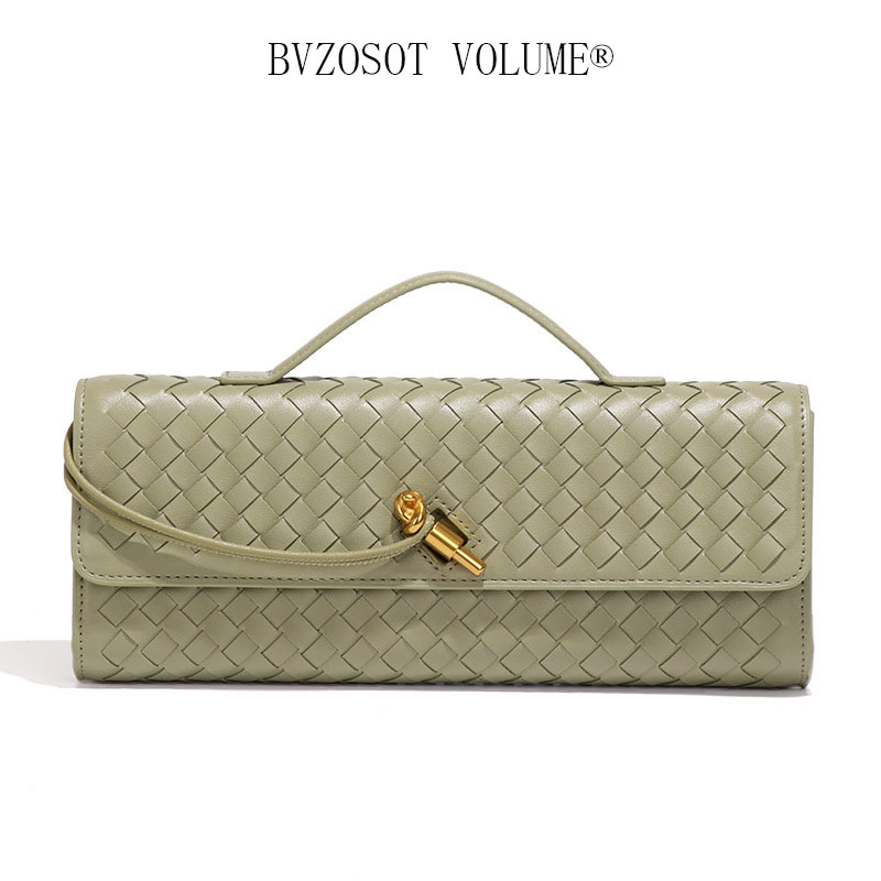 Fashion Hand - knitted Evening Baguette Bag Accordion Bag Horizontal - style Handheld Single - shoulder and Cross - body Bag bags - Bags, Luggage & Accessories - denook