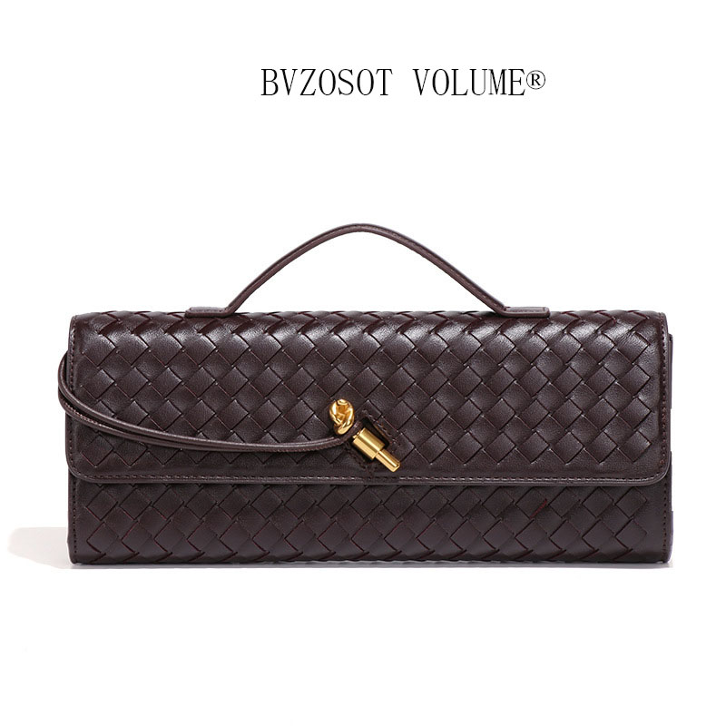 Fashion Hand - knitted Evening Baguette Bag Accordion Bag Horizontal - style Handheld Single - shoulder and Cross - body Bag bags - 7 of 8