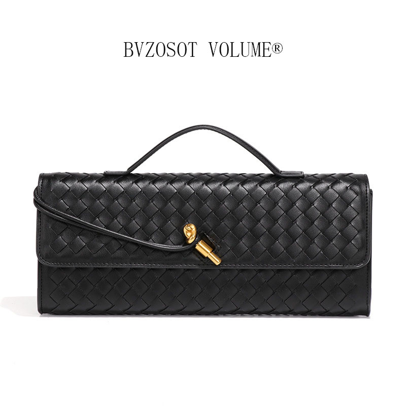 Fashion Hand - knitted Evening Baguette Bag Accordion Bag Horizontal - style Handheld Single - shoulder and Cross - body Bag bags - 2 of 8