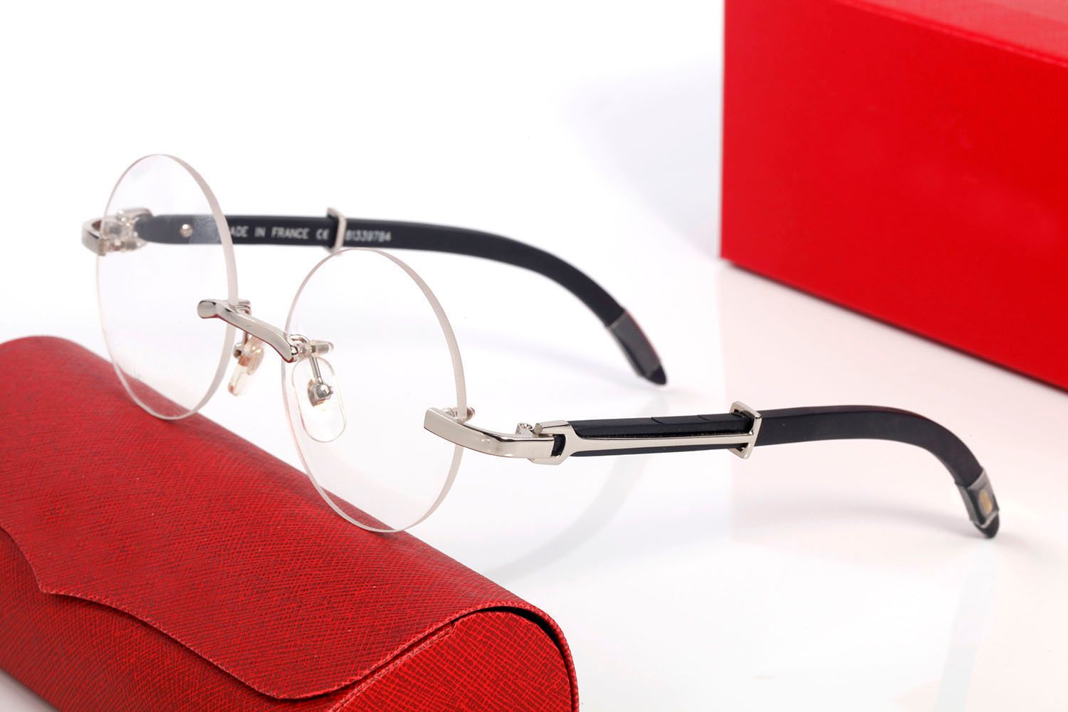 luxury brand sunglasses designer women glasses man buffalo horn sunglass woman mens full rim round wooden vintage polit glasses high quality new shades eyeglasses - 9 of 9