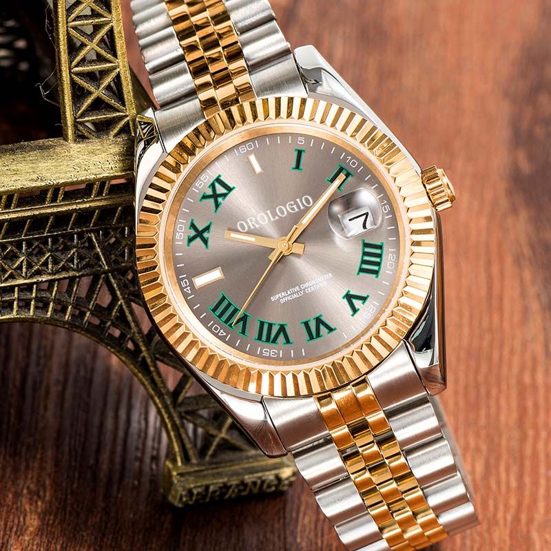 montre de luxe Mens Watches 41mm Automatic Movement full Stainless Watches 2813 Mechanical watches Luminous - 6 of 9
