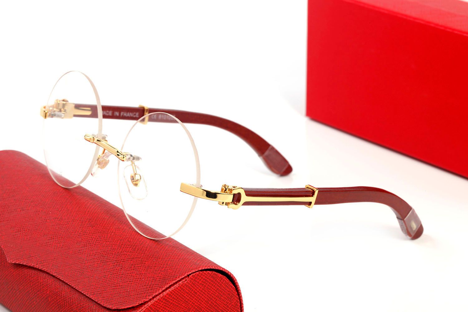 luxury brand sunglasses designer women glasses man buffalo horn sunglass woman mens full rim round wooden vintage polit glasses high quality new shades eyeglasses - 8 of 9