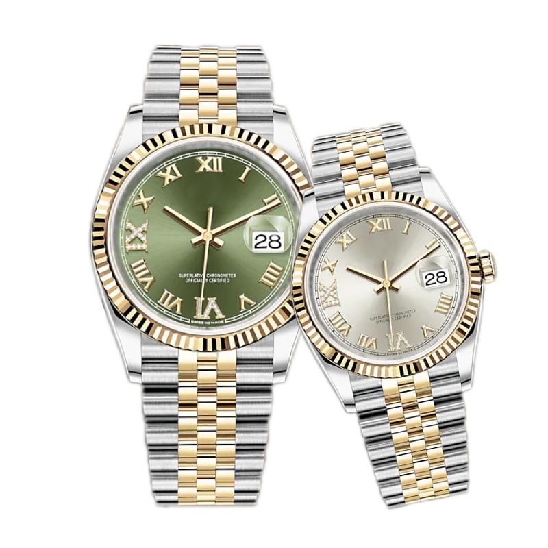 ZDR-women watch 2813 movement 31mm quartz 36mm automatic stainless steel Couples watches waterproof Wristwatches Luminous montre de luxe gifts - 2 of 9
