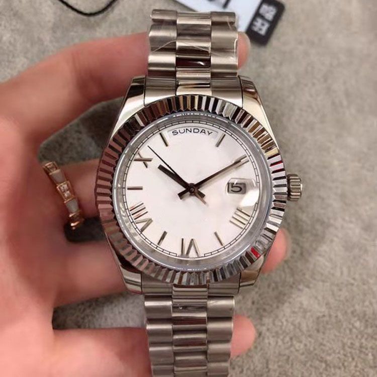 U1 Factory St9 Steel News Men Watches Green Dial Automatic Mechanics 41MM Sapphire Glass Stainless mens watch - 5 of 8
