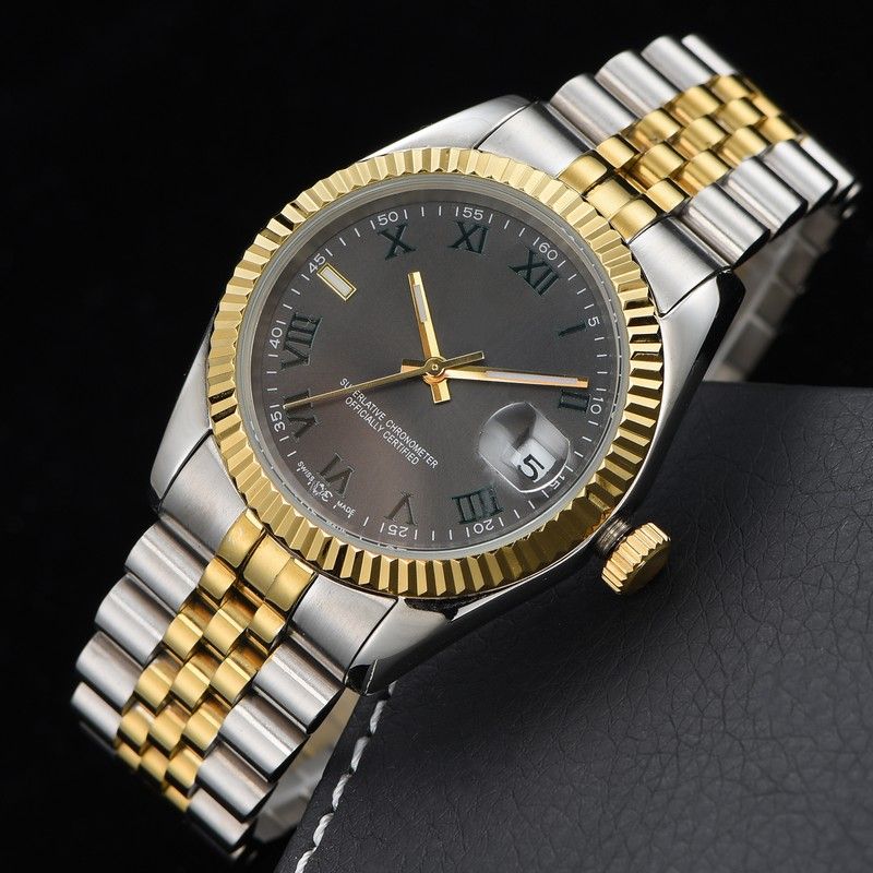 Mens Mechanical Watches 36/41MM Automatic Full Stainless steel Luminous Waterproof 28/31MM Quartz Women Watch Couples Style Classic Wristwatches montre de luxe - 4 of 9
