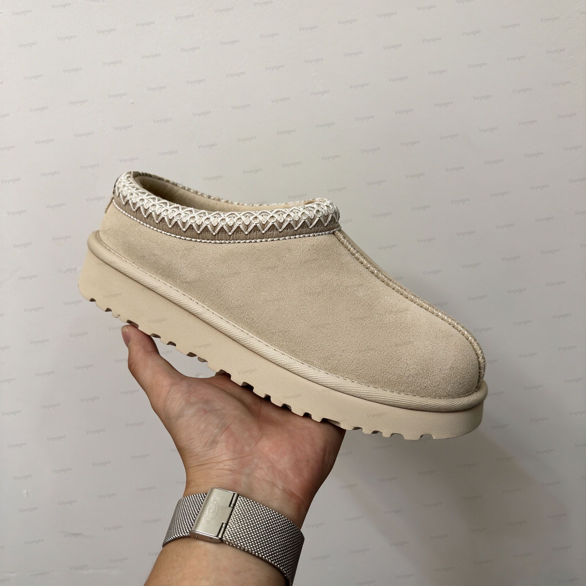 Tasman Slippers Designer Men Women Tazz Mustard Seed Chestnut Sand Fur Slides Sheepskin Classic Ultra Mini Platform Boot Winter Slip-on Shoes Suede Evelina Clog 35-47 - 5 of 8