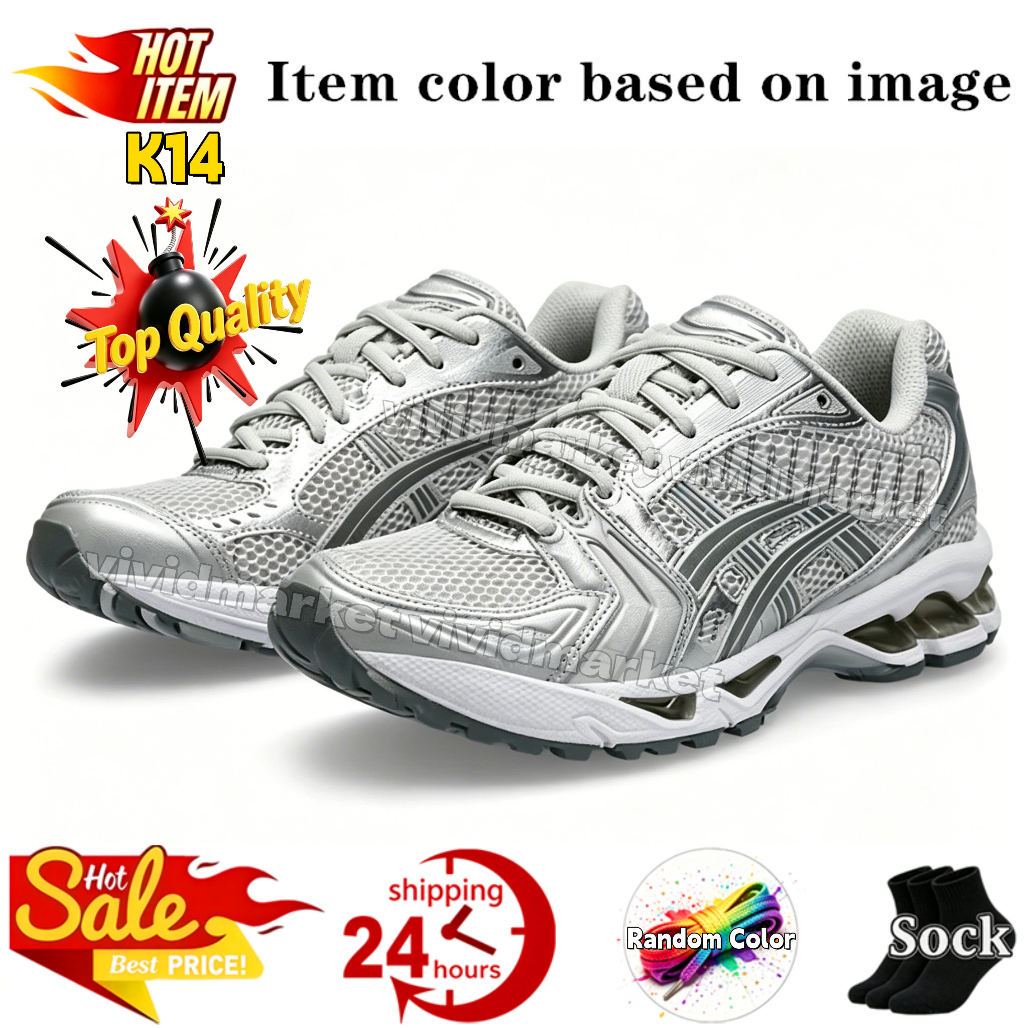 Designer Running Shoes Gels Nyc Mens Womens Cream Solar Power Pure Sier Outdoor Sneakers Sports Athleisure Trainers Fashion Daily Outfit With Box 36-47 - 3 of 8