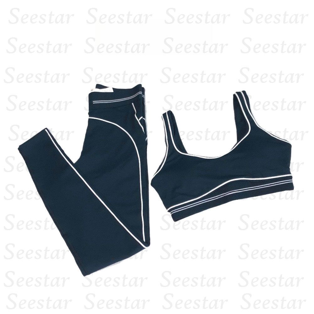 Women Gym Set Sports Bra Gym Top Leggings Tummy Control Workout Exercise Fitness Wea Outfit Fitness Running Training Wear - 4 of 8