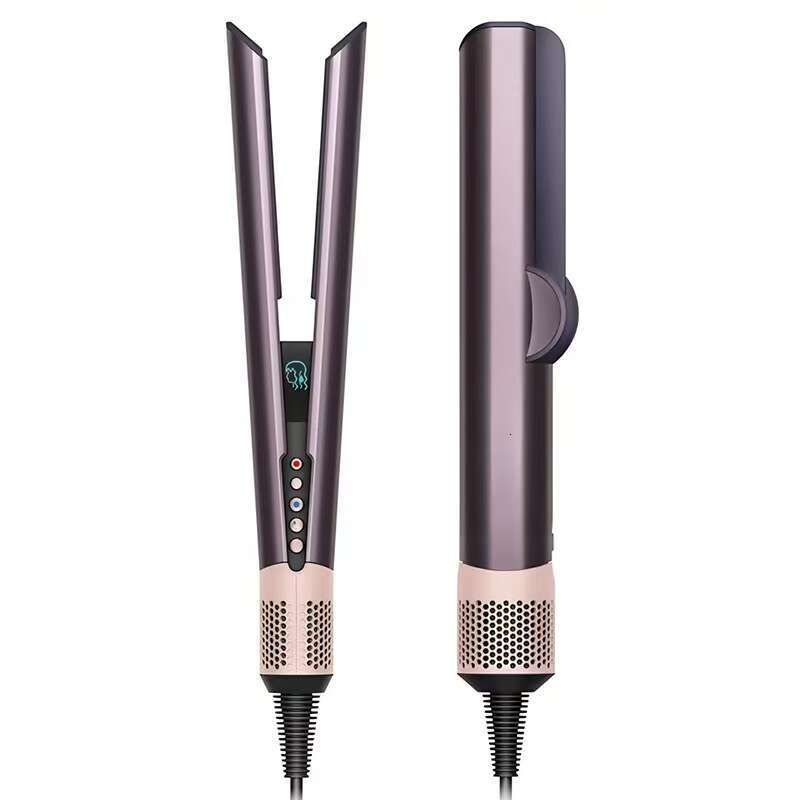 Hair straightening iron hair straightener hair dryer flat iron straight clip straighten hair thermal straightener all-in-1 styling tool salon fashion home trave - 3 of 9