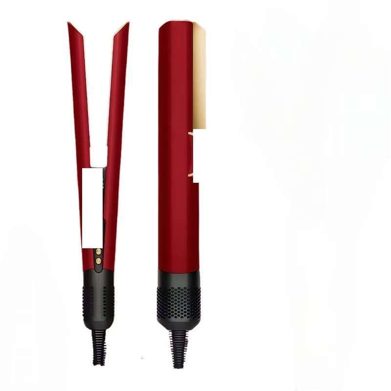 Hair straightening iron hair straightener hair dryer flat iron straight clip straighten hair thermal straightener all-in-1 styling tool salon fashion home trave - 6 of 9