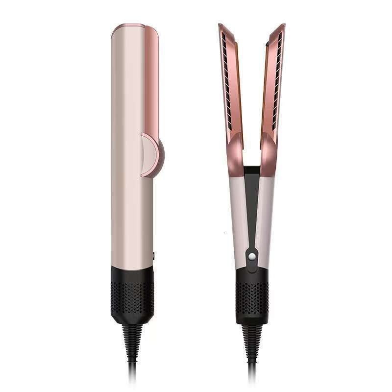 Hair straightening iron hair straightener hair dryer flat iron straight clip straighten hair thermal straightener all-in-1 styling tool salon fashion home trave - 4 of 9
