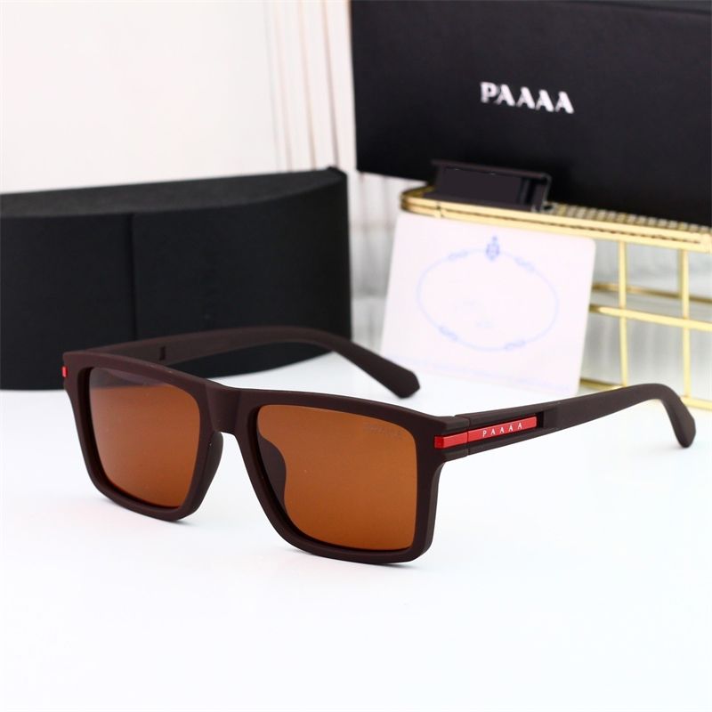 luxury Sunglasses Designer letter womens Mens Goggle senior Eyewear For Women eyeglasses frame Vintage Metal Sun Glasses With Box - 6 of 6