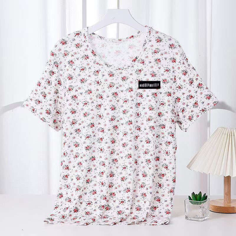 Womens T Shirts Designer Lady Tshirts Shorts Tees Summer Breathable Tops Patterns Flowers Shirt With Budge Letters Design Short Sleeves Size S-2XL - 8 of 8