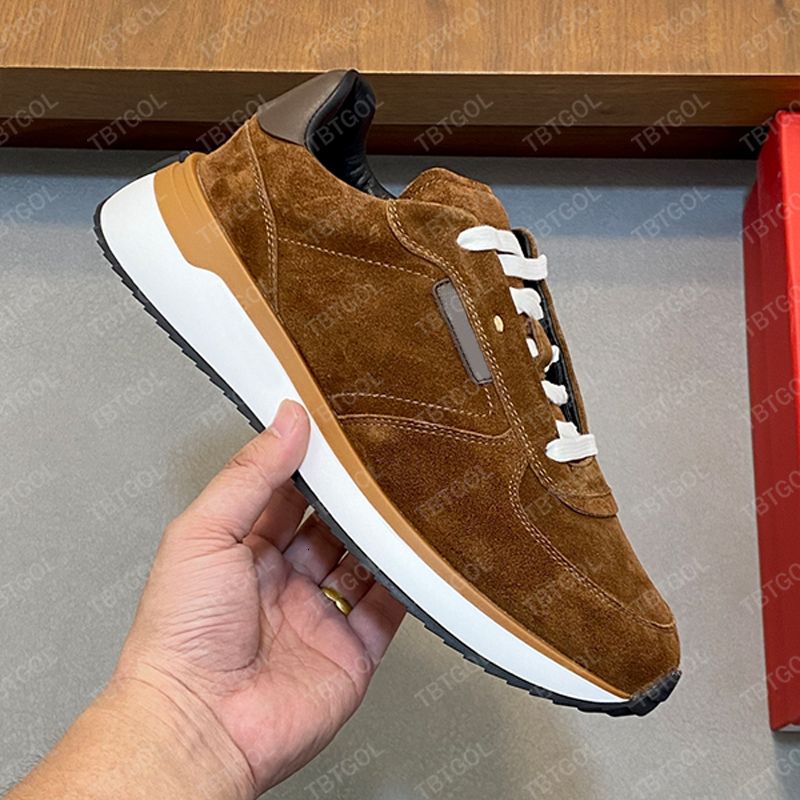 Designer Stylish Men Calfskin Comfortable Sneakers Gancini Men Low Top Sneakers Lightweight Low Top Sneakers Stylish and Versatile Skate Shoes 1041 - 3 of 8
