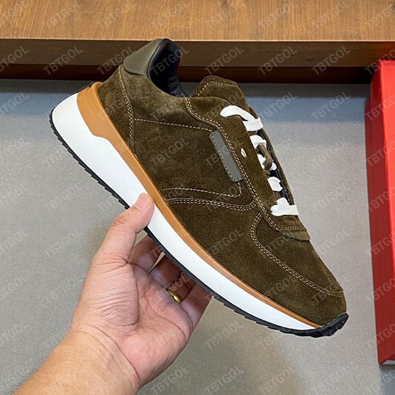 Designer Stylish Men Calfskin Comfortable Sneakers Gancini Men Low Top Sneakers Lightweight Low Top Sneakers Stylish and Versatile Skate Shoes 1041 - 4 of 8