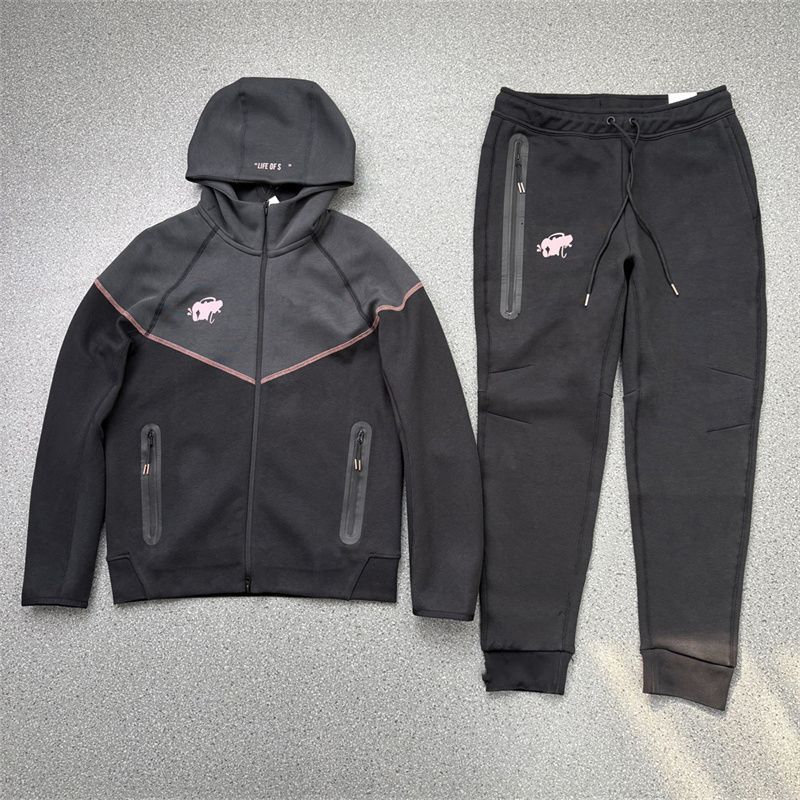 Designer Mens Clothes tracksuits Hoodies fleece Tracksuit comfortable fashion cotton trousers men hooded tracksuit jogger suit breathable - 4 of 9