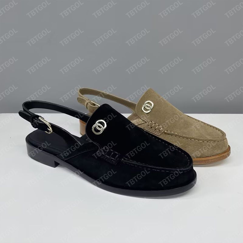 Designer Women High Quality Loafers Formal Shoes Ballet Flats Round Toe Women Dress Shoes Women Slingback Sandals 1044 - 2 of 8