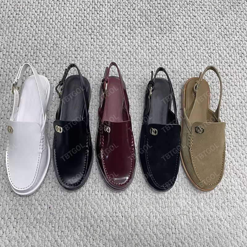 Designer Women High Quality Loafers Formal Shoes Ballet Flats Round Toe Women Dress Shoes Women Slingback Sandals 1044 - 8 of 8