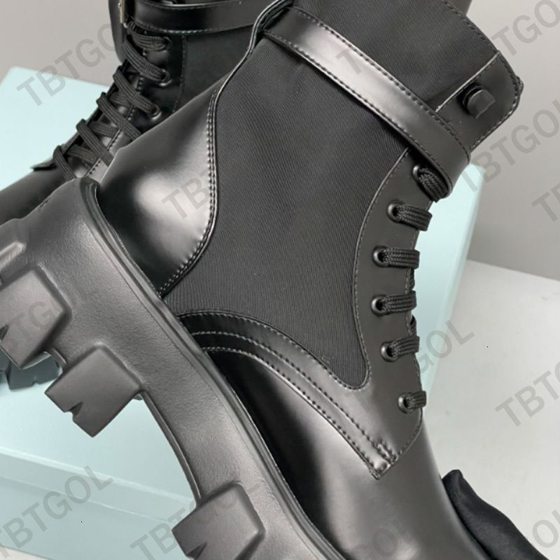 Designer Men Women Rois Ankle Boots Platform Martin Booties Real LeatherWith Removable Pouch Black Lady Outdoor Booties Shoes With Box High Quality 43 - 3 of 8