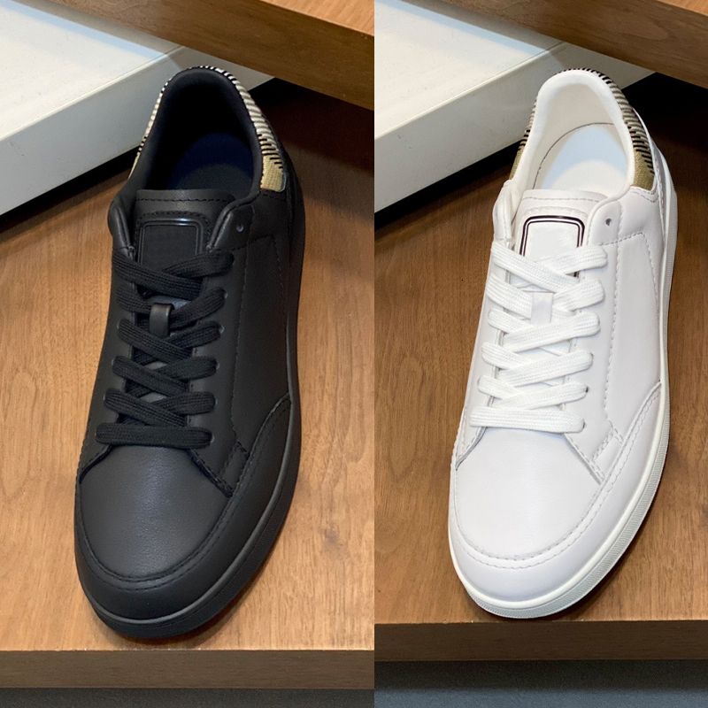 Designer Vintage Printed Check Leather Sneakers Woman Men Trainers Suede Casual Sho Two-tone Cotton Gabardine Flats Shoes Lettering Plaid Calfskin Canvas Shoes 288 - 8 of 8
