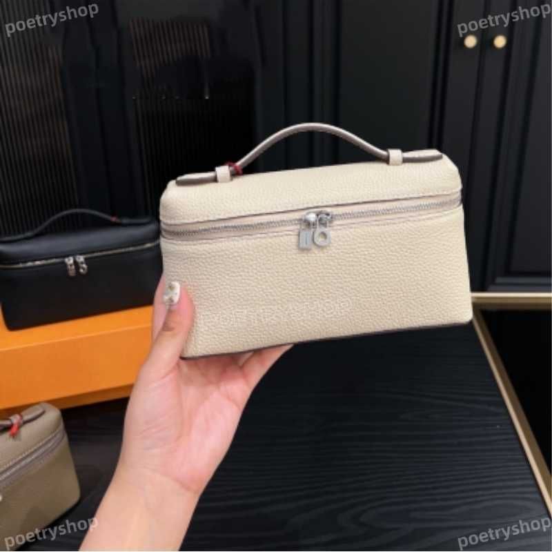 Designer Bags Lunch Box Women Bags Designer Makeup Handbag Genuine Leather Handbags Canvas Ostrich Stranded Two Way Shoulder Crossbody bag - 3 of 8