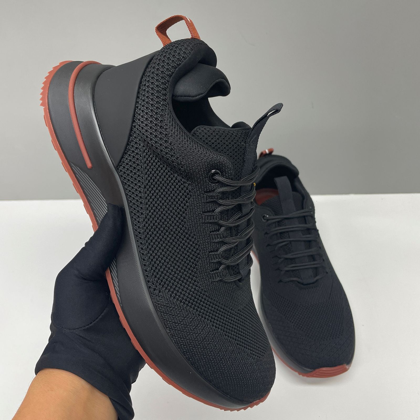 10A Men Luxury Knit Trainers 2026 Week End Walk Sneakers Mens Designer Storm System Technical Mesh Lace Up Cushion Sole Sport Shoes 1168 - 8 of 8