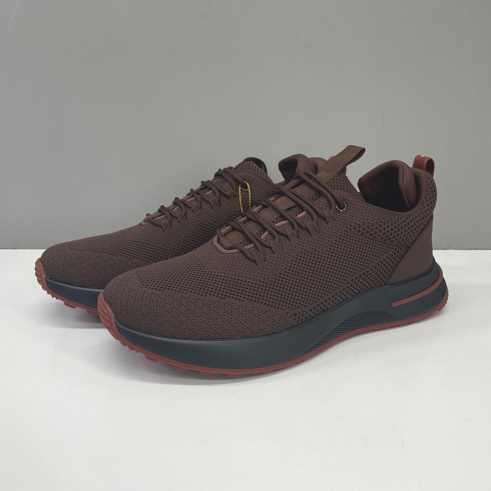 10A Men Luxury Knit Trainers 2026 Week End Walk Sneakers Mens Designer Storm System Technical Mesh Lace Up Cushion Sole Sport Shoes 1168 - 5 of 8