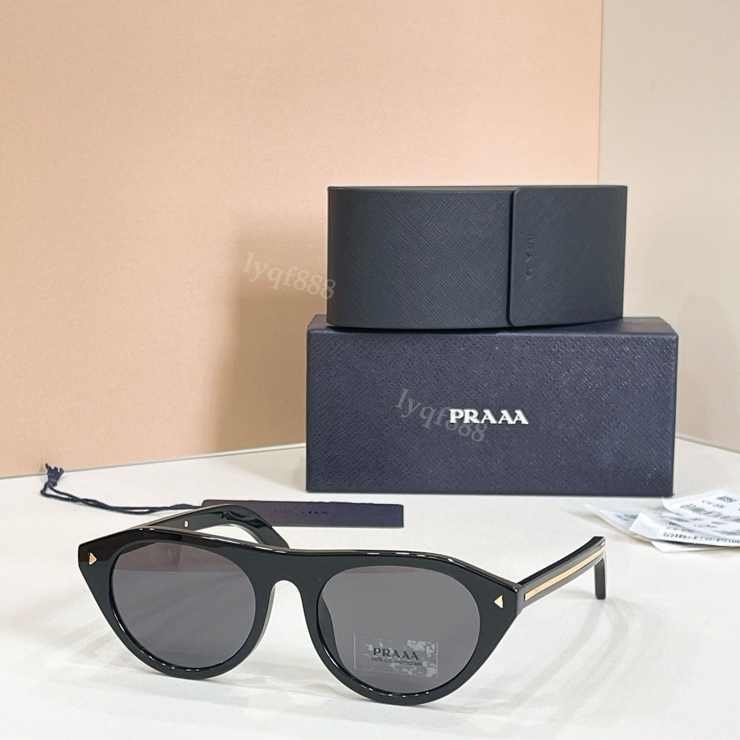Sunglases Designer Women Beach Trendy Classic Square Metal Legs Letter Design Cat Eye Top Quality Eyeglasses Oval Luxury Monogram Sunglasses PR B15S 12A - 5 of 8