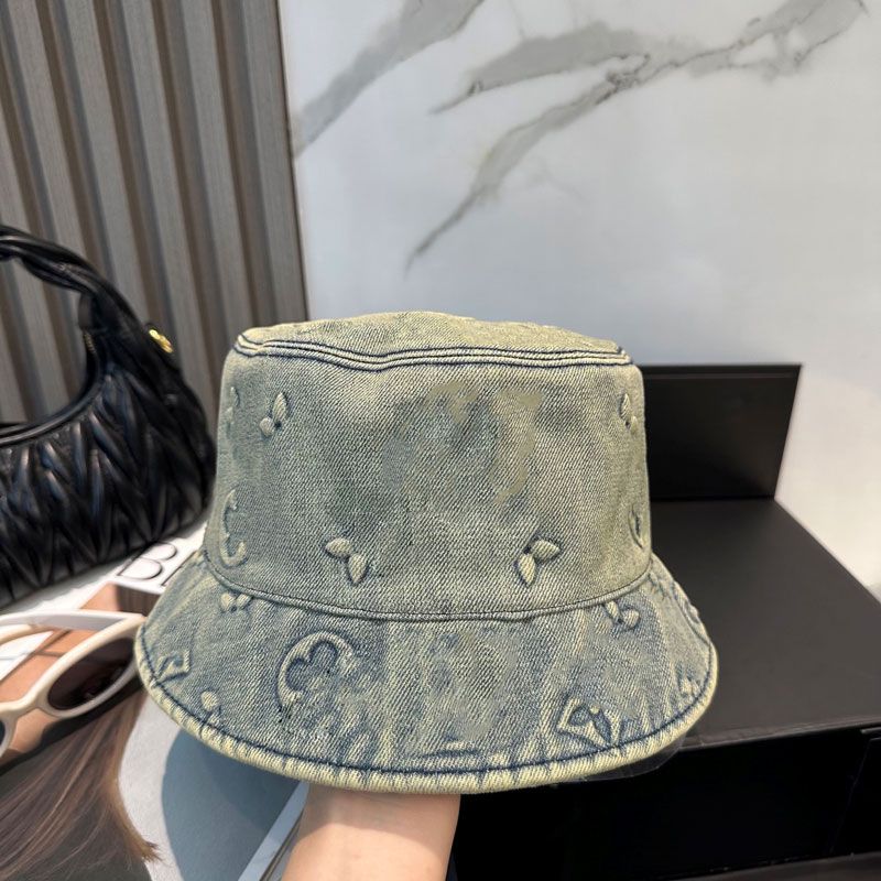 Luxury Hat Designer Fisherman Hat Embossed Letter Casual Hat Summer Sun Hat Neutral Big Brim Hat Travel Essentials Fine Gift Box - 3 of 7
