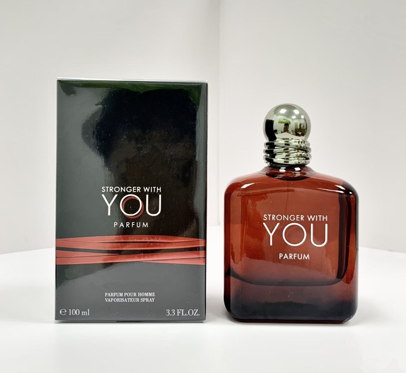 90ml Spices Power Of You Perfume 100ml Stronger With You Spices Freeze Absolutely Intense Eau De Parfum Man Cologne Spray High Quality - 4 of 6