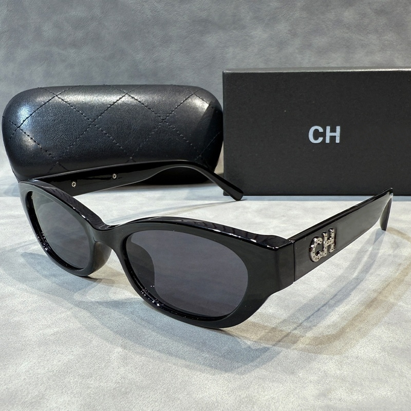 2026 New Designer Sunglasses Women Trend Cat Eye Curved Surface Lens Glasses Shining Men Womens Luxury sun glasses shades sun glasses for women Y2K spicy girl with box - 6 of 8