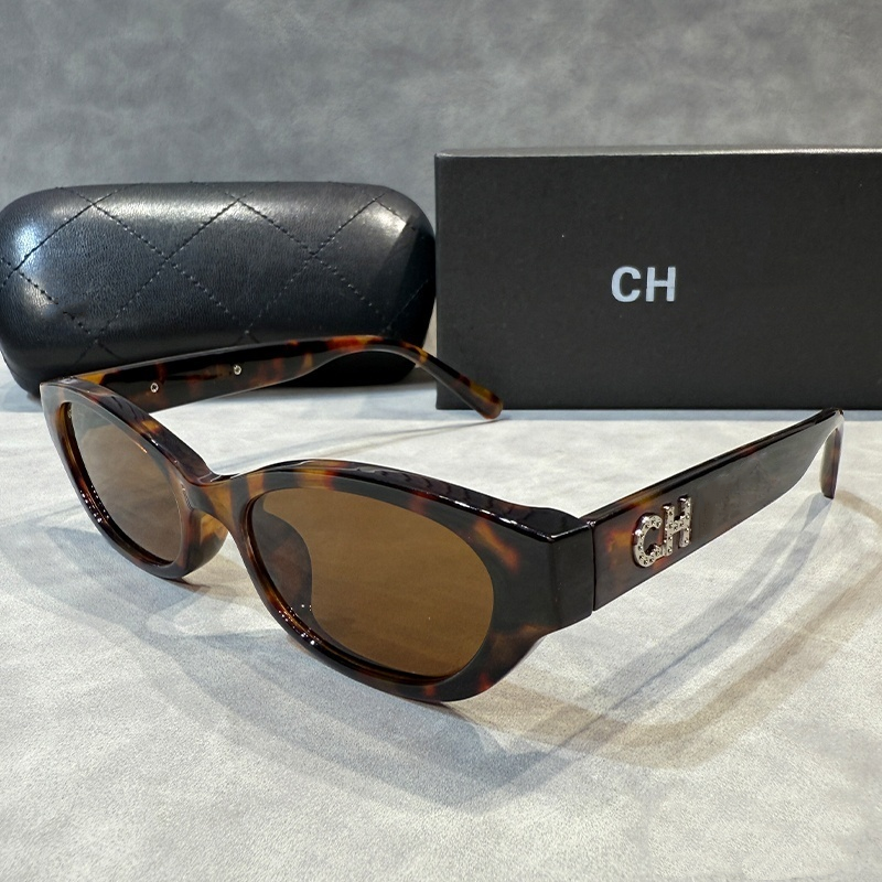 2026 New Designer Sunglasses Women Trend Cat Eye Curved Surface Lens Glasses Shining Men Womens Luxury sun glasses shades sun glasses for women Y2K spicy girl with box - 7 of 8