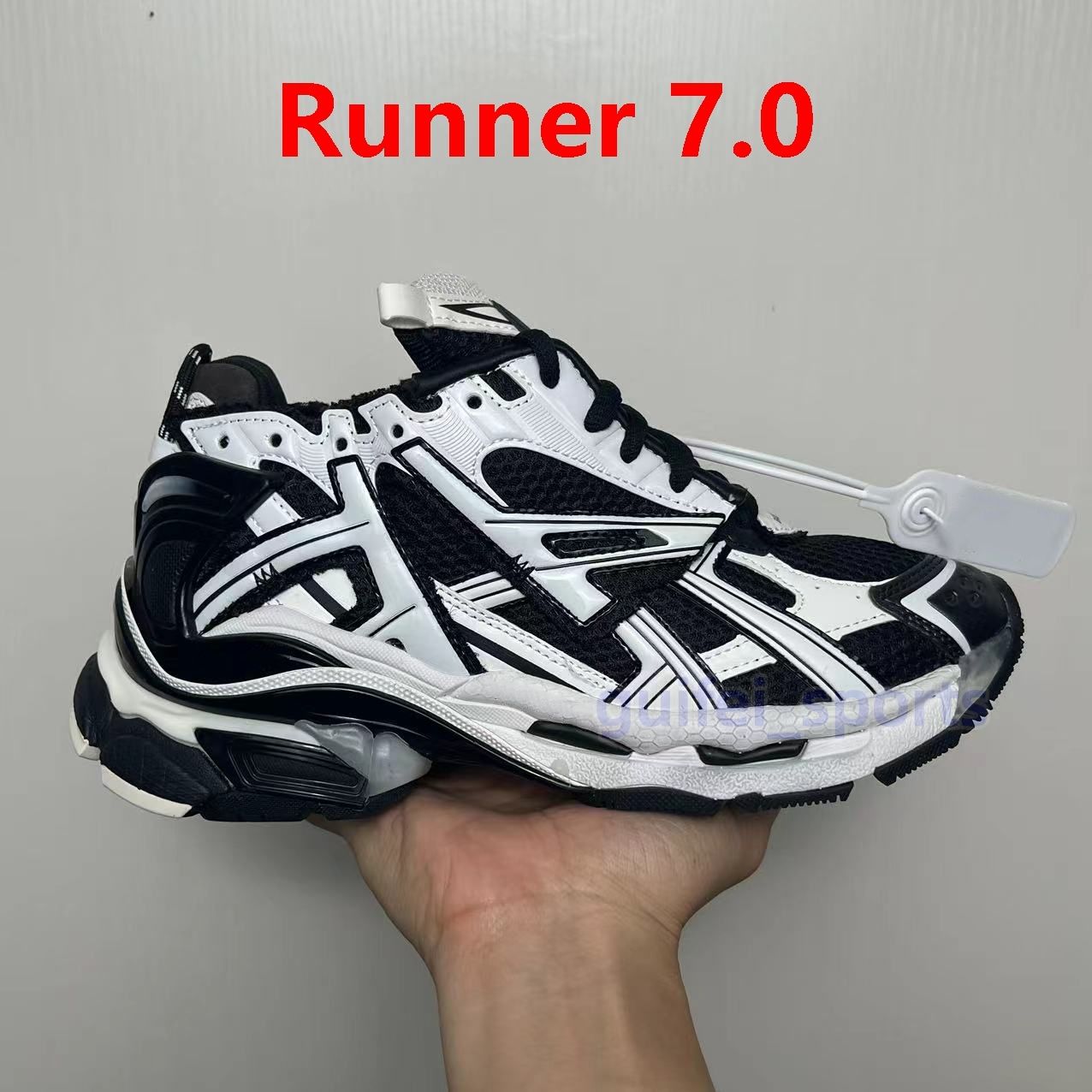 Desinger Casual Shoes Runner 7 7.0 Track Led Sneaker Tracks 3 3.0 Platform Sneakers Luxury Paris Gomma Leather Trainer Extraordinary Runners Mens Trainers 35-46 - 7 of 7