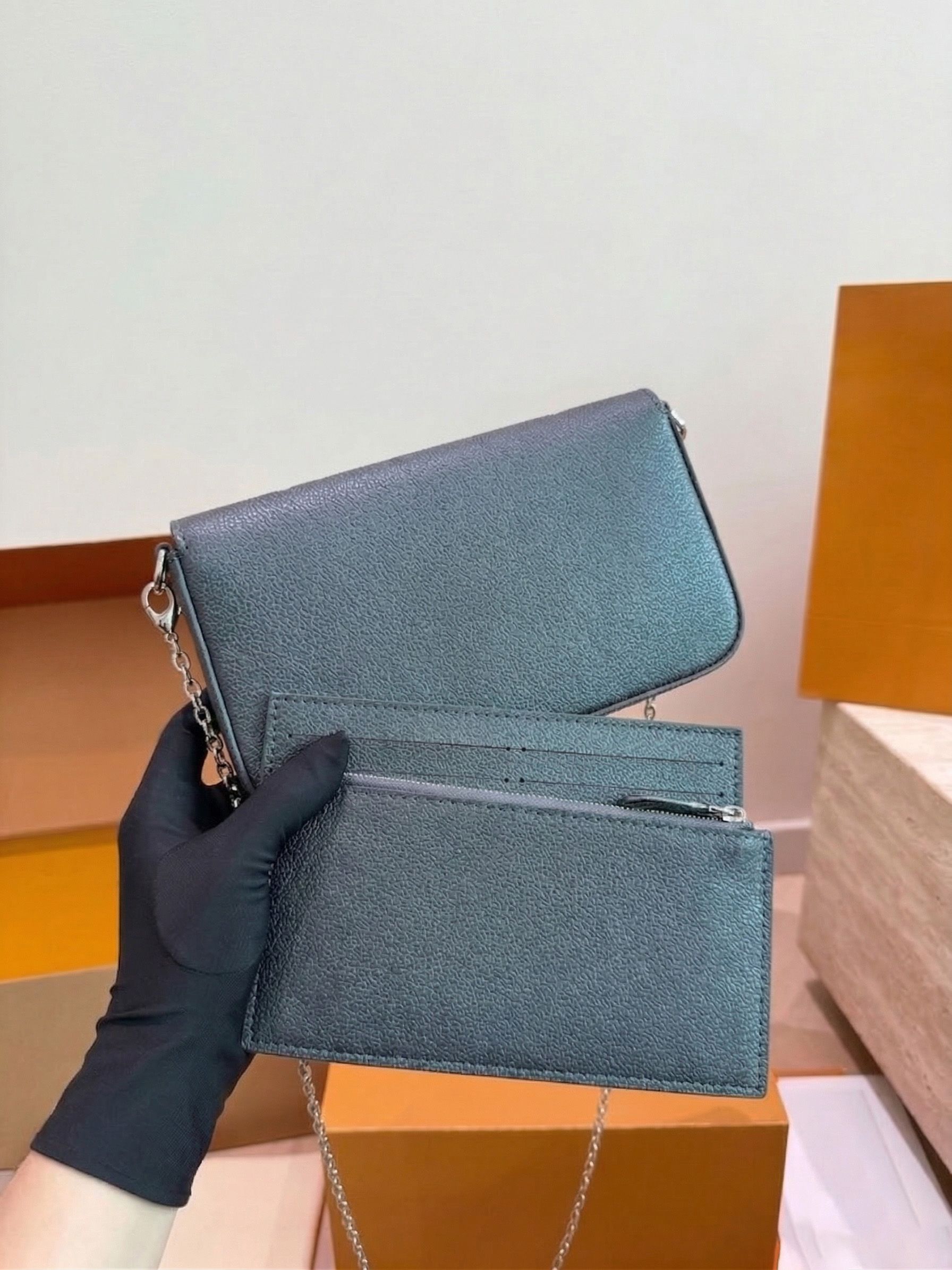 Luxury Designers Boston Handbags Genuine Leather Women's Shoulder Bags Classic Crossbody Bag Large Capacity Travel Tote Fashion Messenger Bag Womens Purse PRPU - 7 of 8