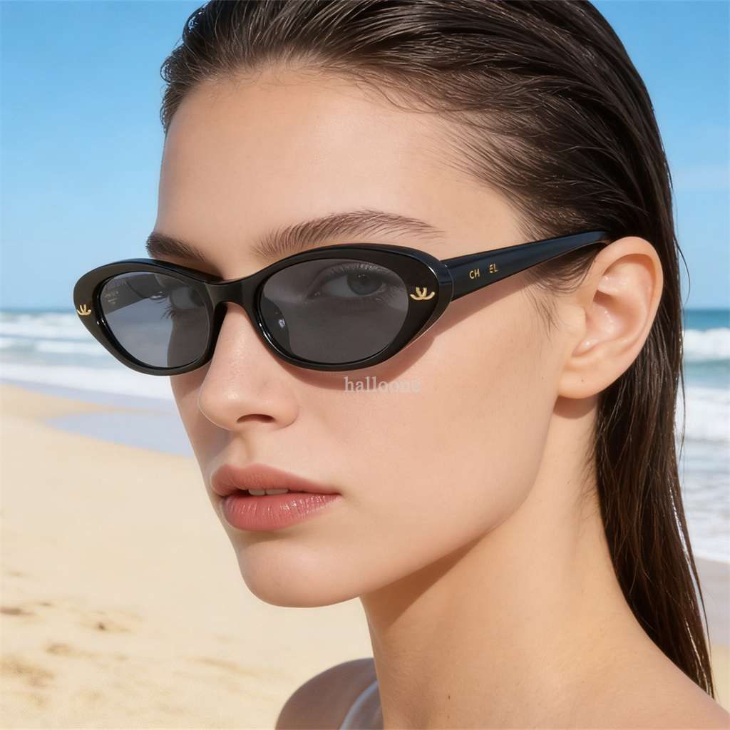 Designer Sunglasses for women oval frame Sunglasses Womens fashion sunglasses Luxury Sunglasses Eyewear Mens eyeglasses Lunette de Soleil Sun Glasses Box - 4 of 4
