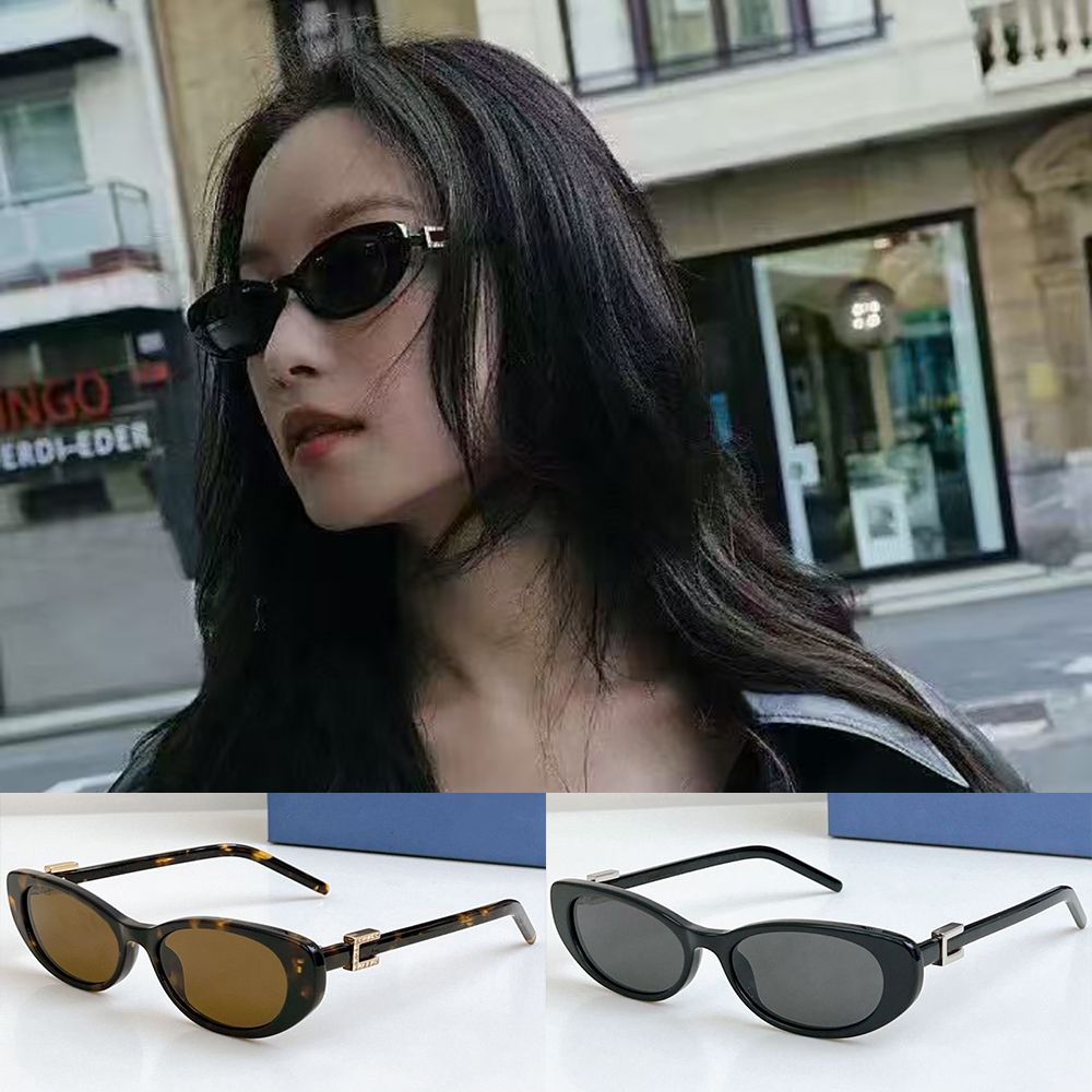 Designer women classic cat eye sunglasses Fashion Retro eyewear high quality Summer seaside travel Fashionable glasses with Box - 1 of 7