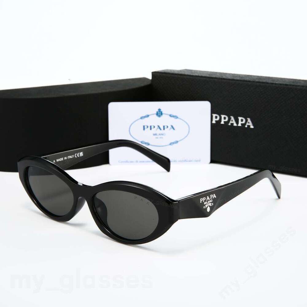 Luxury Designer Sunglasses Symbole Triangular Signature Angular Frame UV400 Protection Anti Glare Eyewear for Men Women Fashion PR17WS Sun Glasses with Box - 7 of 9