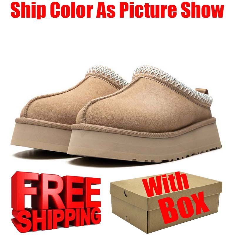 Designer With Box uggswoman boots uggsman ugglowmel uggtasman ugggoldenstar goldenstar evelina clogs slippers mens womens sneakers tasman lowmels tazz Shoes - 8 of 9