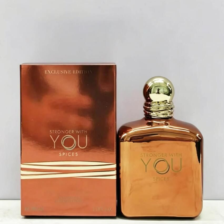 90ml Spices Power Of You Perfume 100ml Stronger With You Spices Freeze Absolutely Intense Eau De Parfum Man Cologne Spray High Quality - 1 of 6