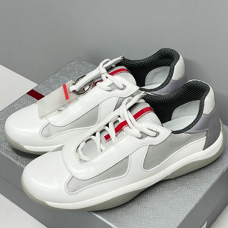 Genuine Leather Mens Cup Sneakers EU47 Designer Shoes Luxury Casual Sneaker Mans Sport Shoes Outdoor Trainers Running Shoes 447 - 3 of 8