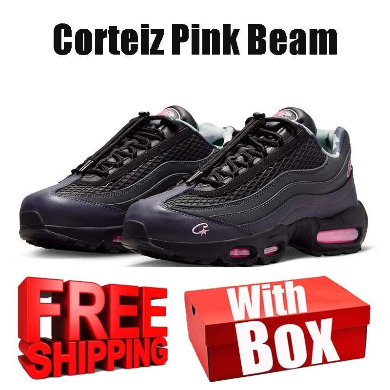 free shipping with box Designer 95 95s sneakers Running Shoes neon Pink Foam black trainers for mens womens chaussure black Outdoor men women Sports runners - 5 of 8