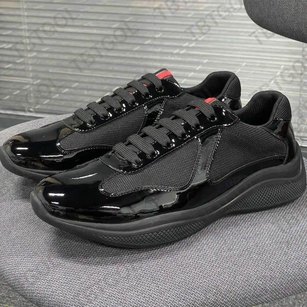Plus Size EU49 Americas Cup Sneakers 2026 New Colours Designer Casual Sport Shoes Men Women Trainers Patent Leather Mesh Shoes Lace-Up Outdoor Shoes 53 - 6 of 9