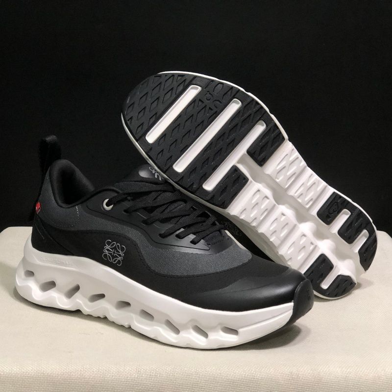 On Cloudtilt Hi 2 Running Shoes for Men Women Cushion Wave Hollow Thick Sole Sneakers Lightweight Breathable Mesh Slip On Walking Shoes white blue pink - 2 of 8