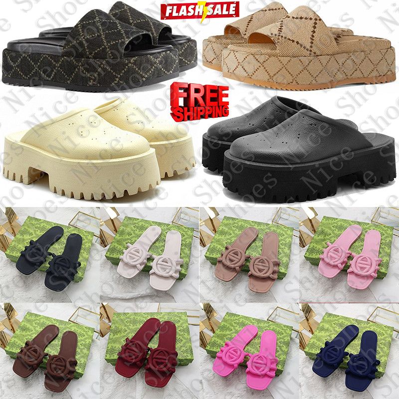 Free Shipping Designer sandals slides shoes for women woman men clogs heels slippers sliders sandles clog d h gate womens mens sandal mules sandale Flip Flops classic - 2 of 9