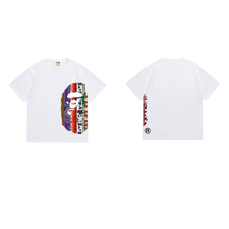 Fashion casual breathable oversize loose short sleeve designer shirts men women t shirt Letters Printed Vintage Washed Round-Neck tshirt - 3 of 8