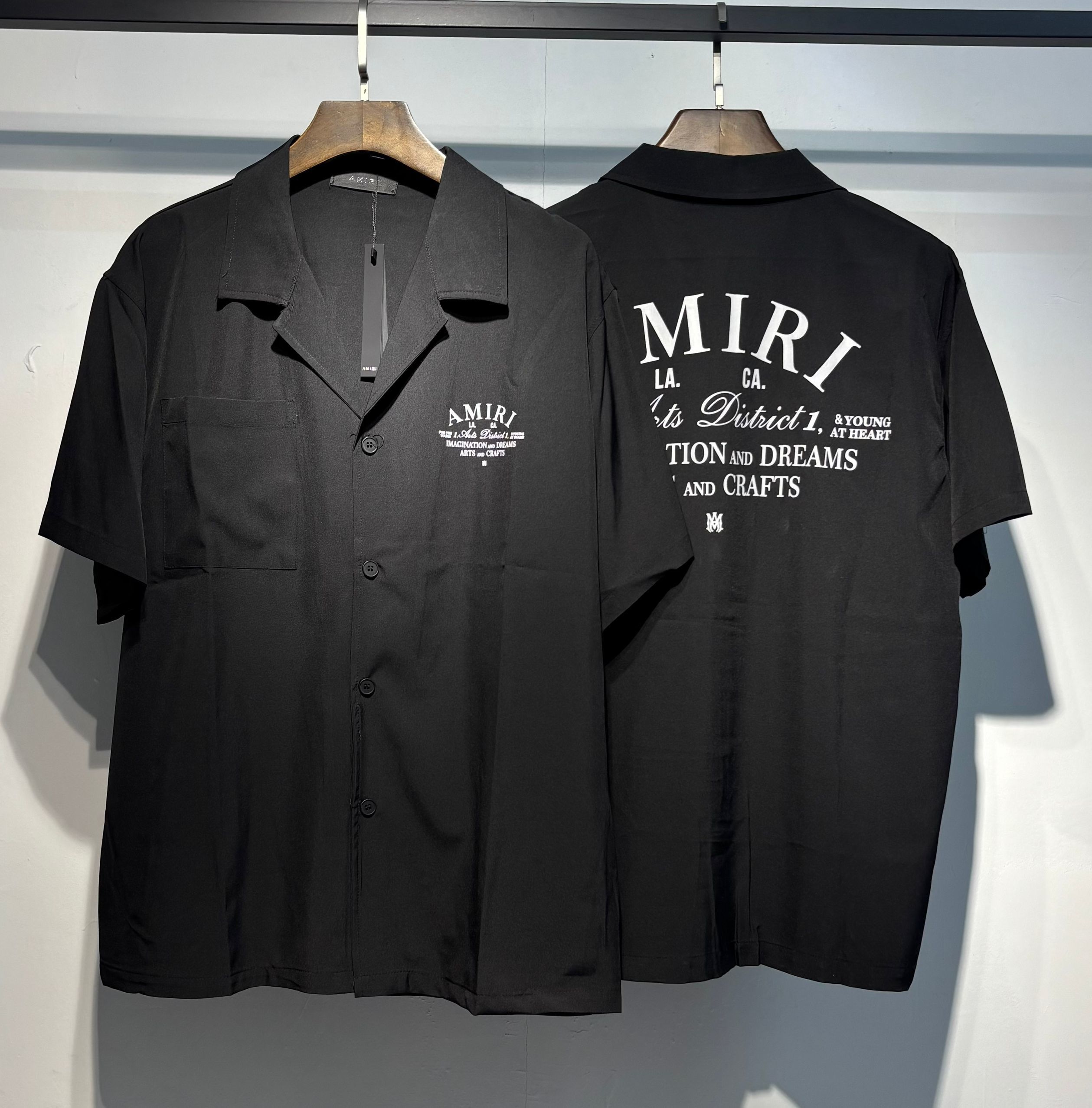 Designer shorts men short shirt Men T-Shirt High Street High quality Cotton Designer Mens Shirts tee Thick S-XL - 7 of 8
