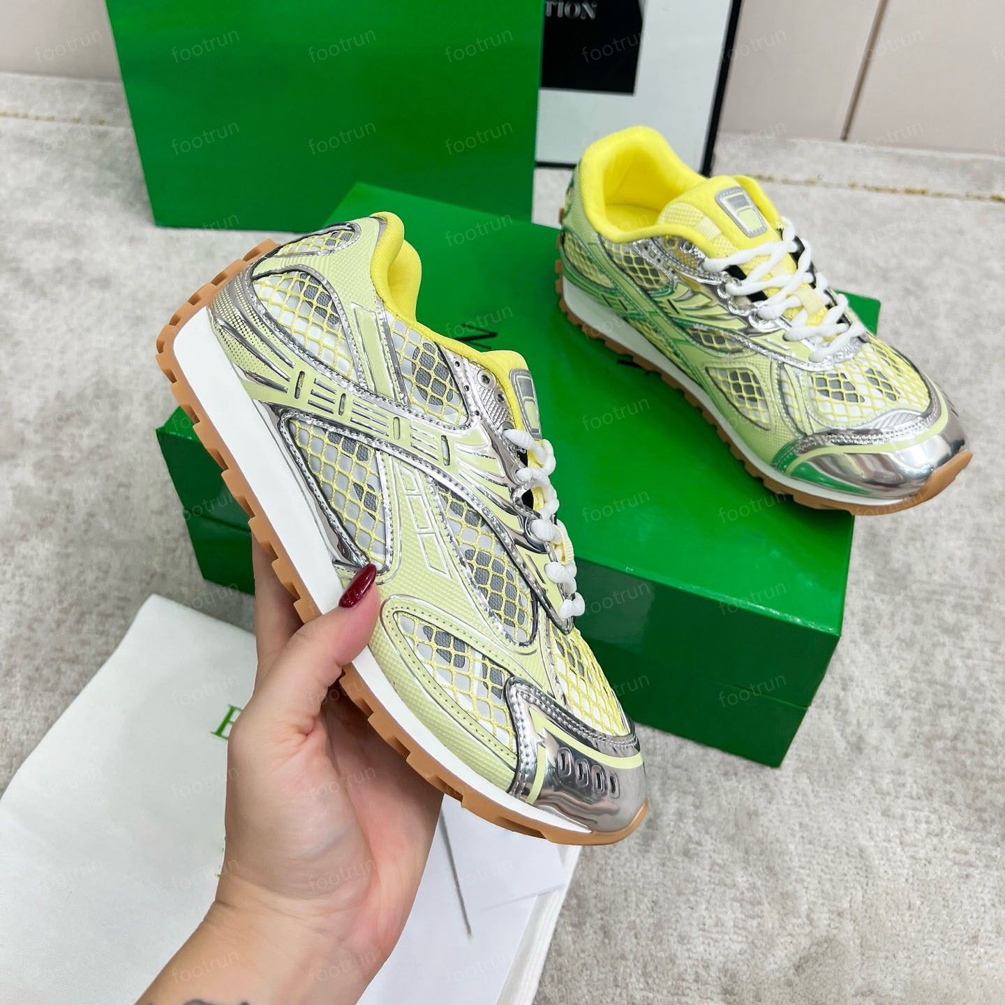 Designer Orbit Sneaker Men Women Casual Running Shoes Flash Mary Jane Runner Sneakers Trainers In Lightweight Technical Mesh Men Women Shoe Size 35-47 - 3 of 9
