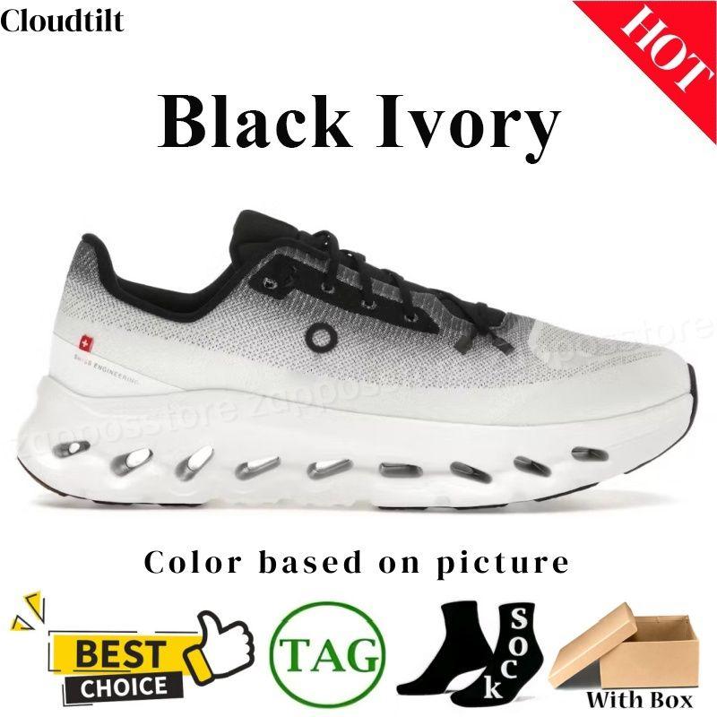 With Box oncloudds mens shoes cloutilt sneakers Cloudmonster Cloudsurfer shoes Cloudswift 4 trainers womens ons cloudes running shoes Remix Black Ivory EUR 36-46 - 2 of 8